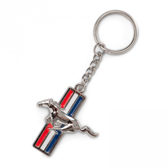 Ford Collection Mustang Tri-Bar keychain
